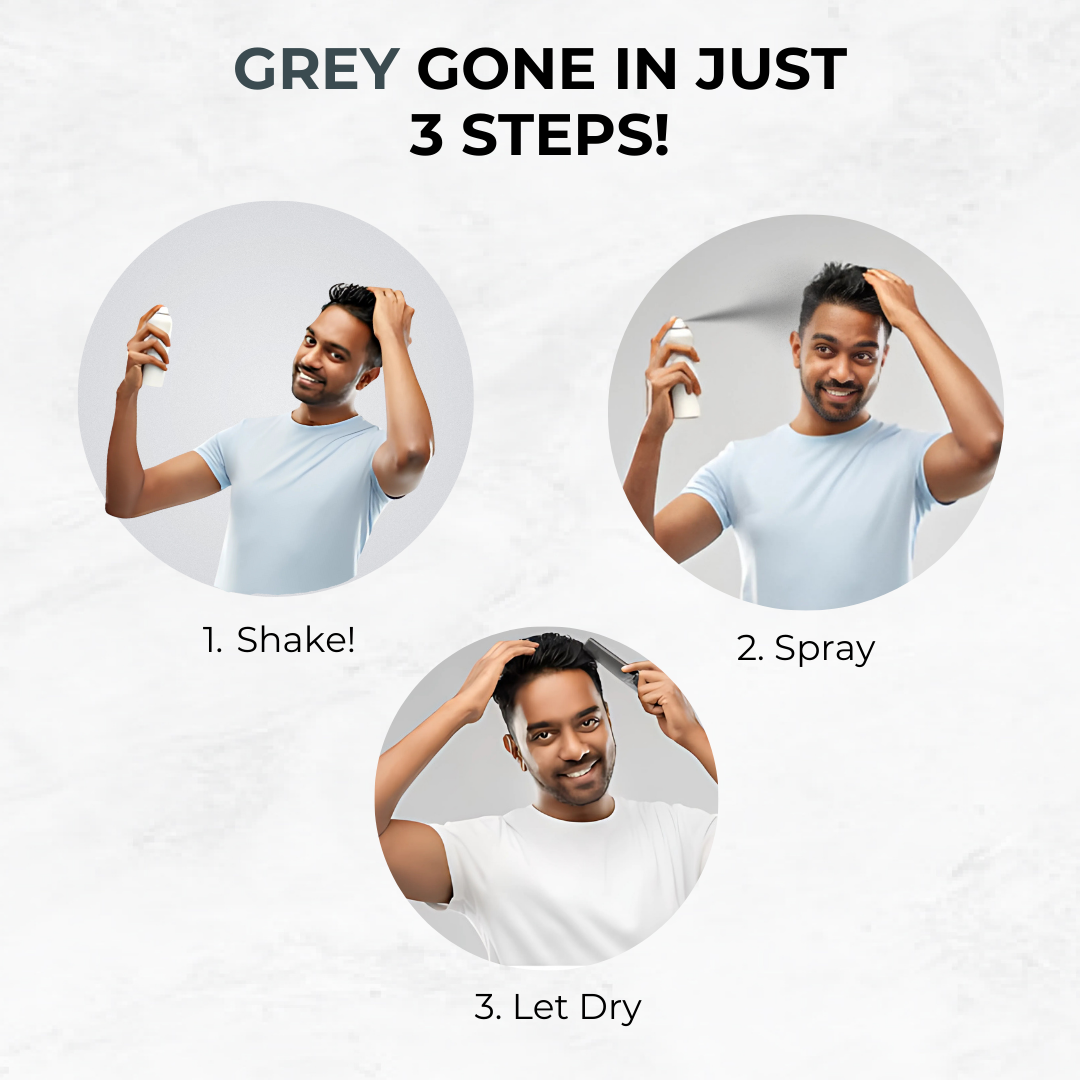 100% Natural FAKE-IT Grey Covering Starch