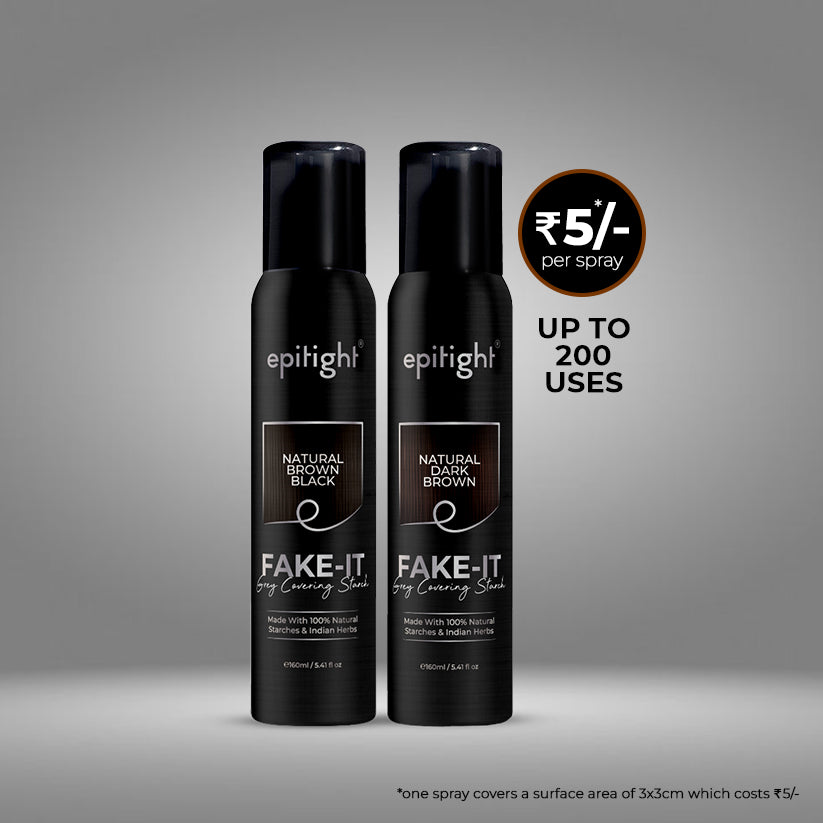 100% Natural FAKE-IT Grey Covering Starch