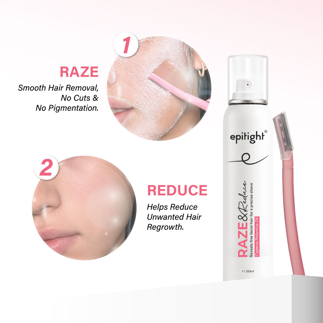 Epitight RAZE & Reduce Facial Grooming Spray with Cyperus Rotundus Oil | 200 ml