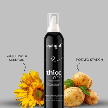 Epitight Thicc Hair Transform Scanty Hair To Thick & Fuller Hair | With 2x Heat Protection 200 ML