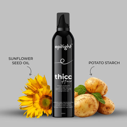 Epitight Thicc Hair Transform Scanty Hair To Thick & Fuller Hair | With 2x Heat Protection 200 ML