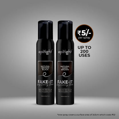 100% Natural FAKE-IT Grey Covering Starch